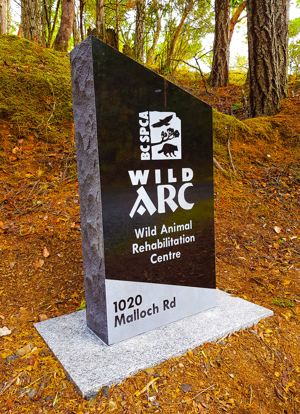 Custom Granite Sign for Local organization