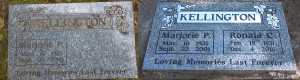 Headstone inscription, Victoria BC